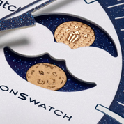 Swatch x Omega Bioceramic Moonswatch Mission To Earthphase Moonshine Snoopy Gold