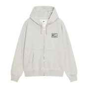 Stussy x Nike Fleece Zip Hoodie Grey Heather (FW25)