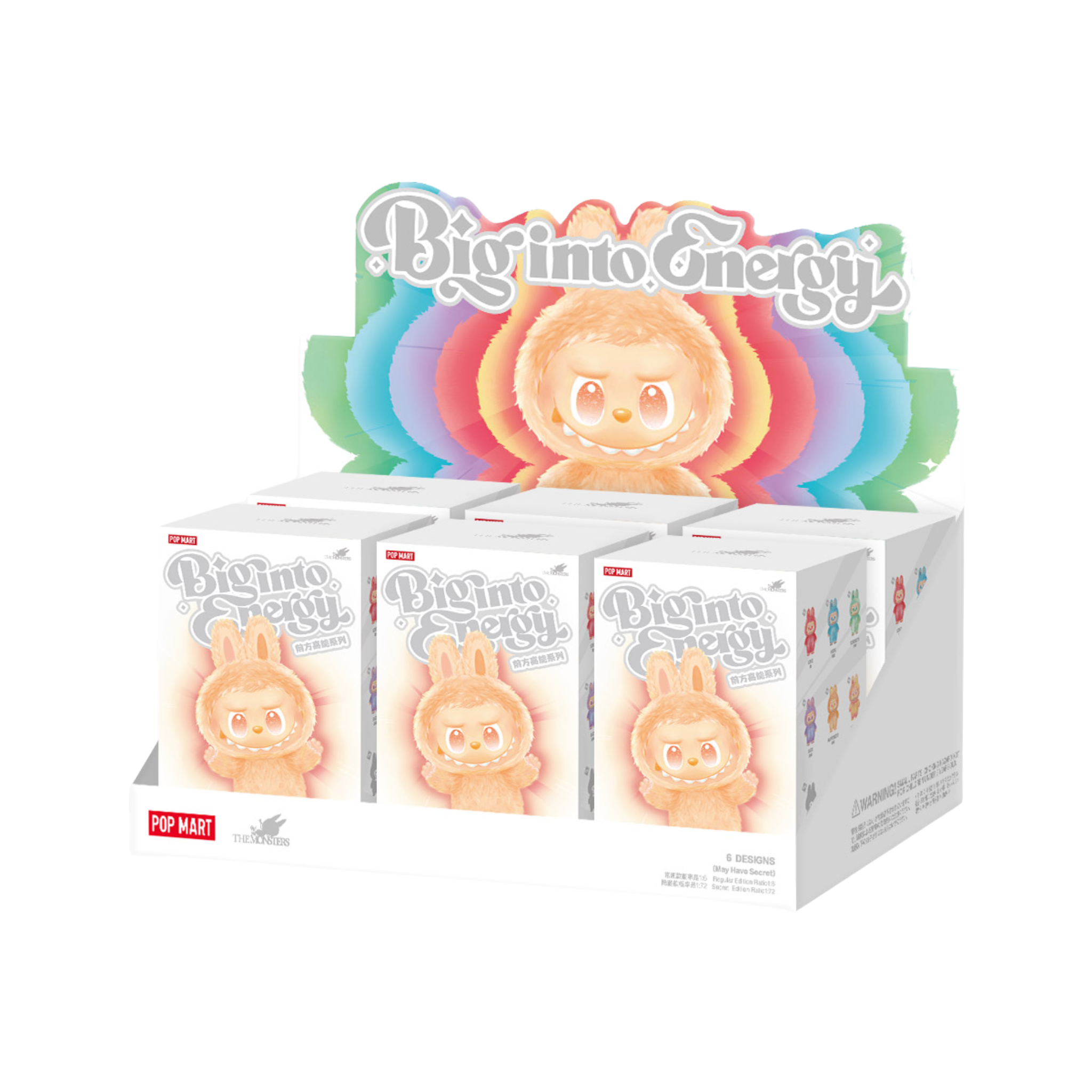 LABUBU THE MONSTERS Big into Energy 3箱 Pop Mart Labubu The Monsters Big into Energy Series Vinyl