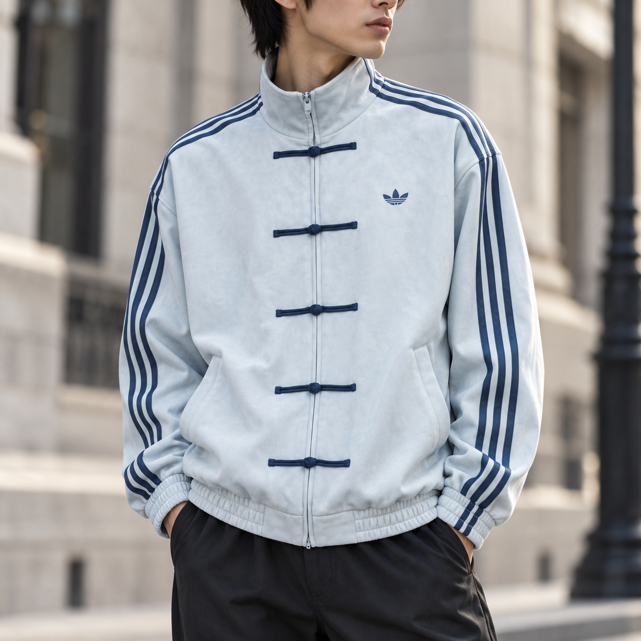 Adidas CTT Chinese Track Top 3.1 Gender Neutral Jacket Ash Grey