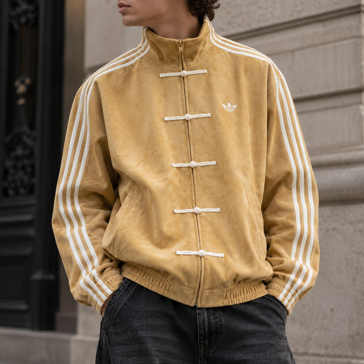 Adidas CTT Chinese Track Top 3.1 Gender Neutral Jacket Oat