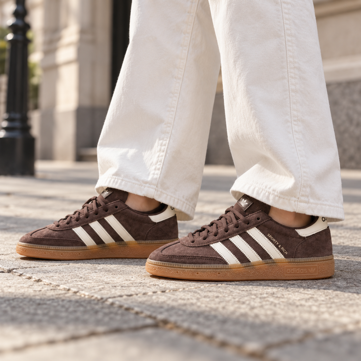 Adidas Handball Spezial Sporty and Rich Brown