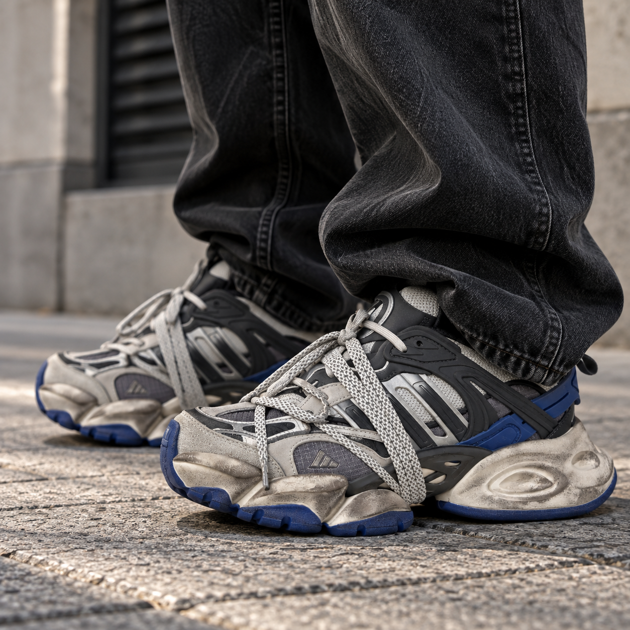 Adidas Vento XLG Deluxe Grey Blue