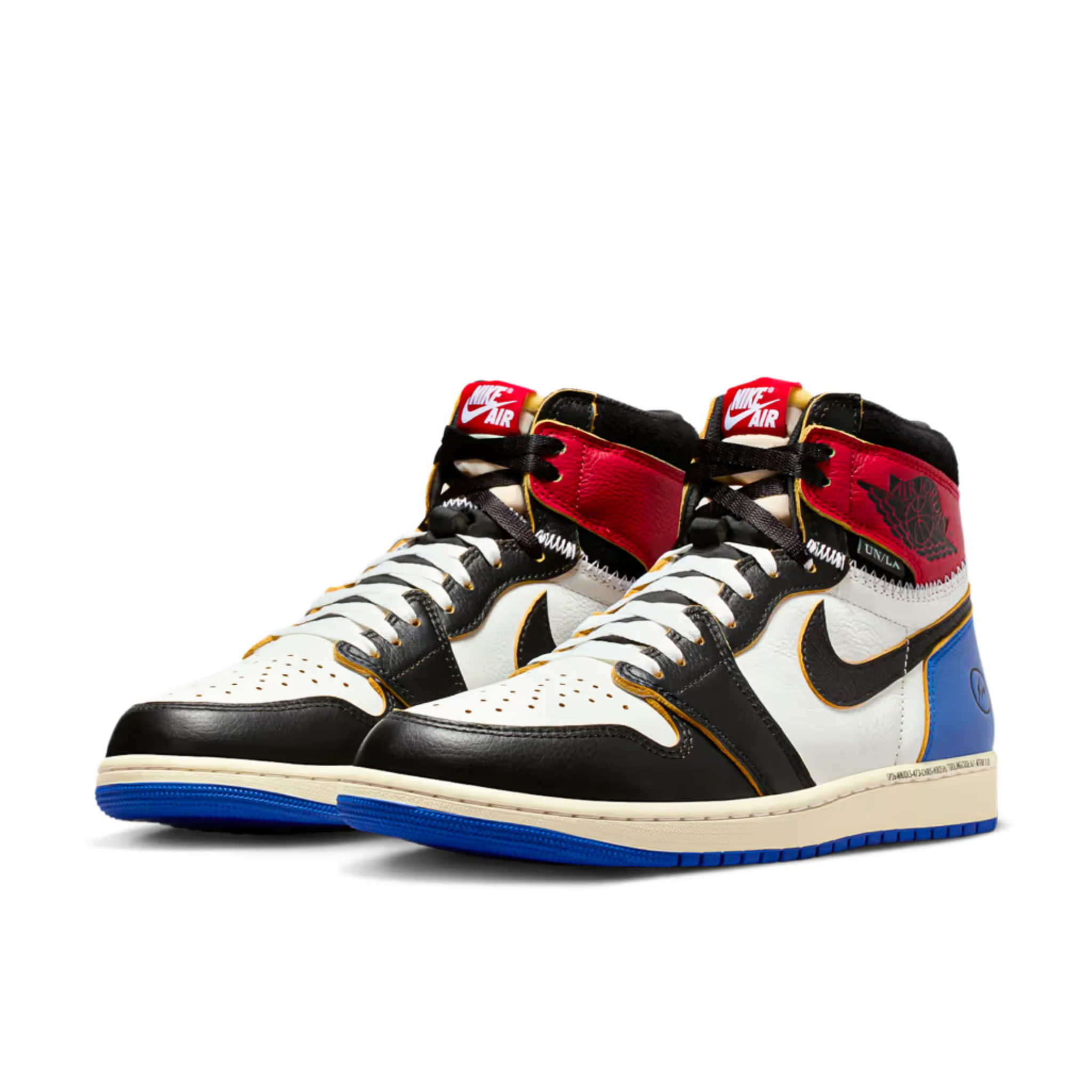 Air Jordan 1 Retro High OG SP Fragment x Union LA Varsity Red Sport Royal