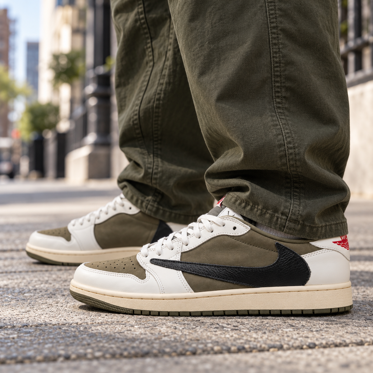 Air Jordan 1 Low OG SP Travis Scott Medium Olive