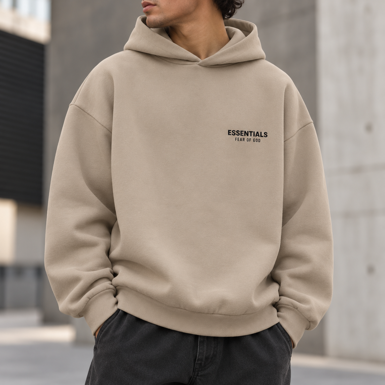 Bluza Essentials Desert Sand Fleece II