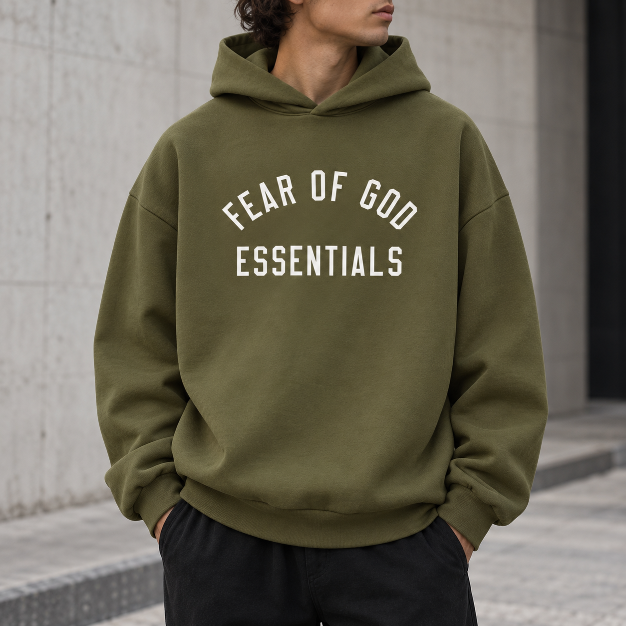 Bluza Essentials Military Fleece