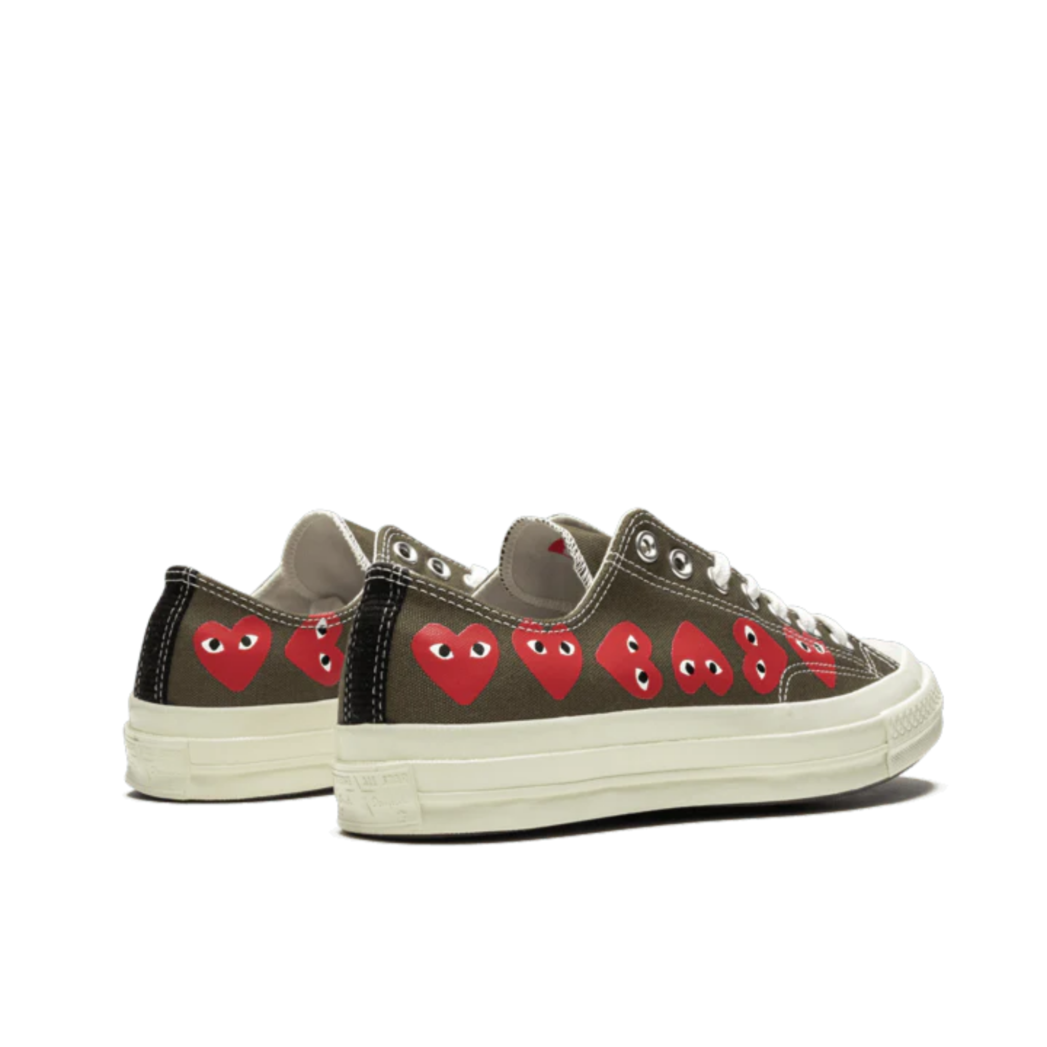 Converse Chuck Taylor All-Star 70s Ox Comme des Garçons PLAY Multi Heart Green 162976C