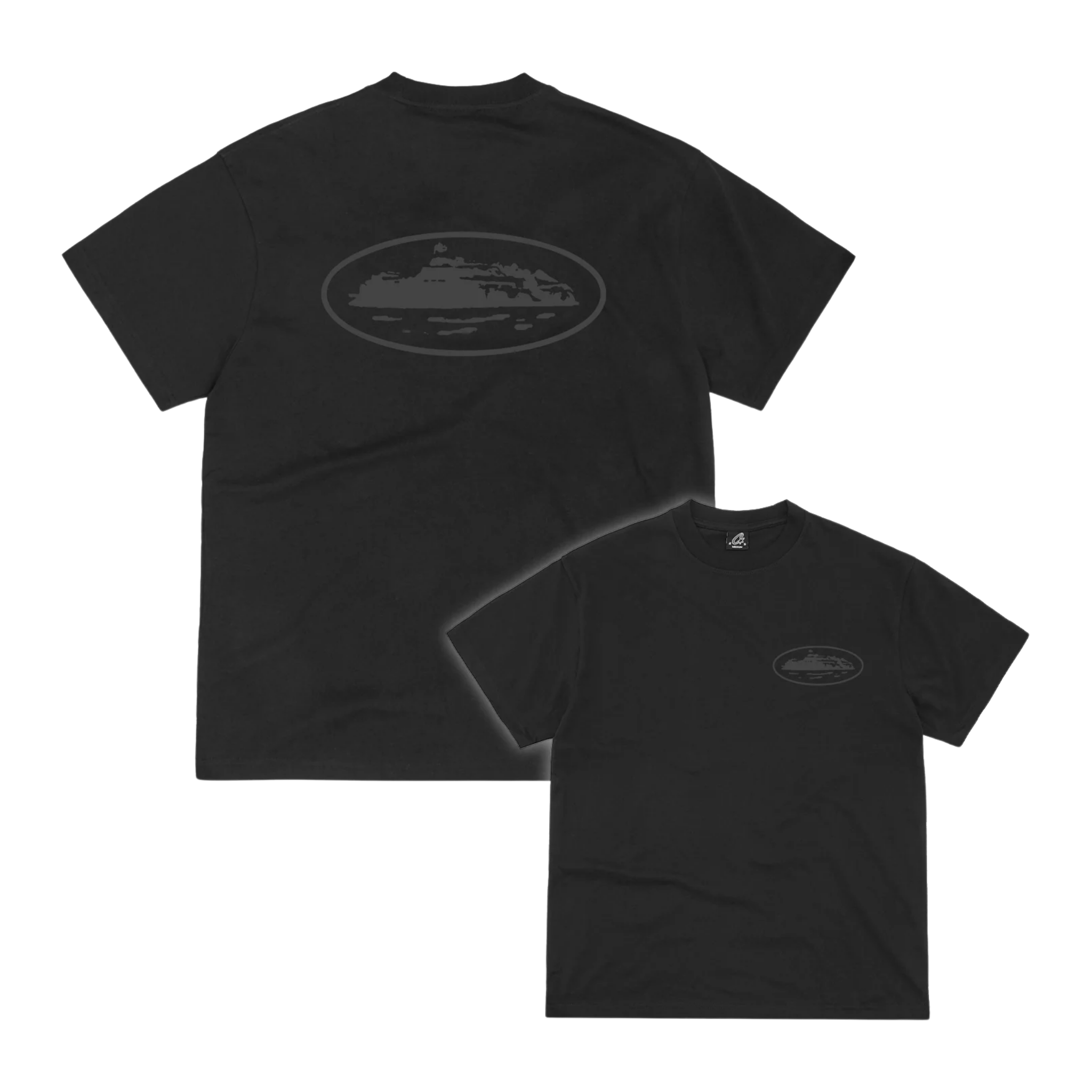 Corteiz OG Island Tee - Black Reflective
