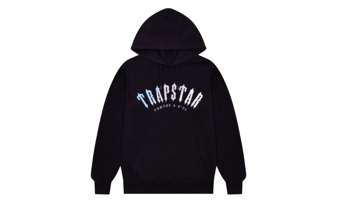 Decoded Print Hoodie - BlackLight Blue Trapstar