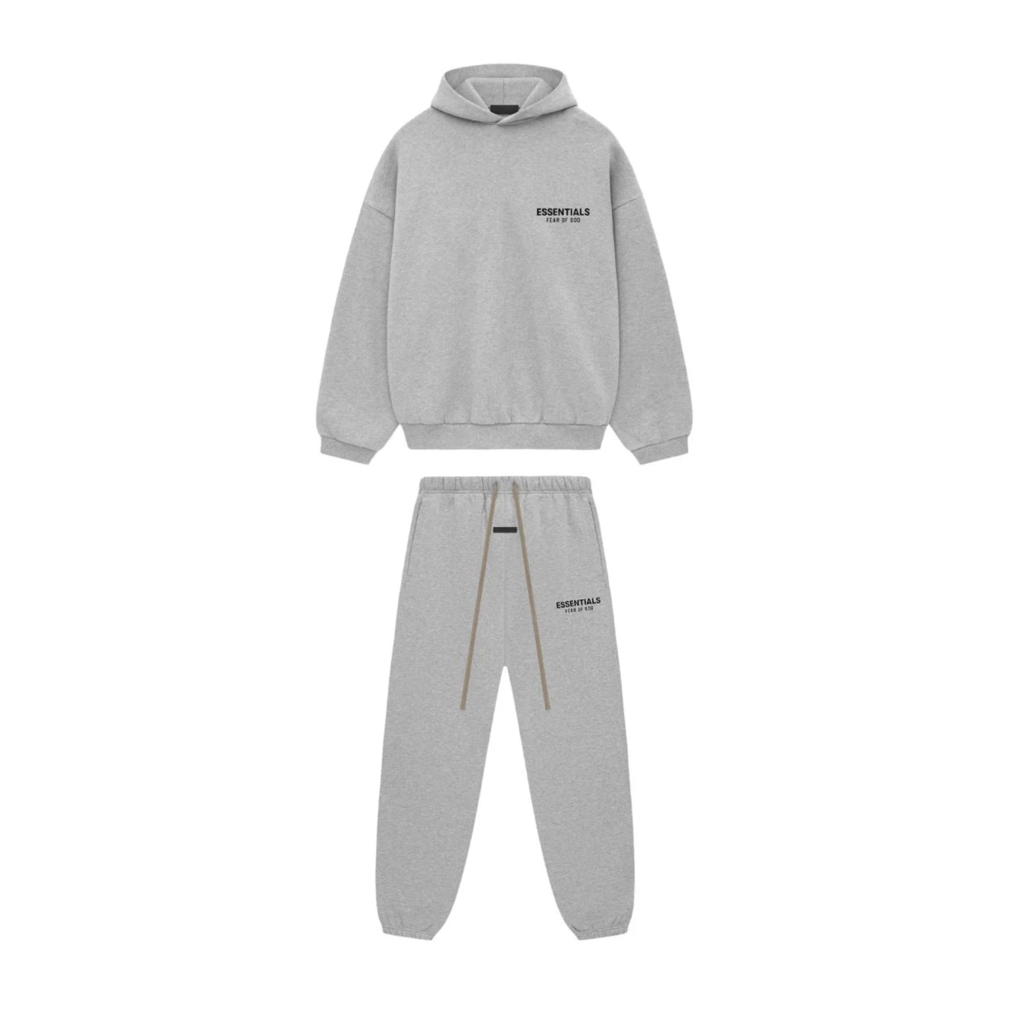 Essentials Fear Of God Komplet Dresowy Fleece Light Heather Grey
