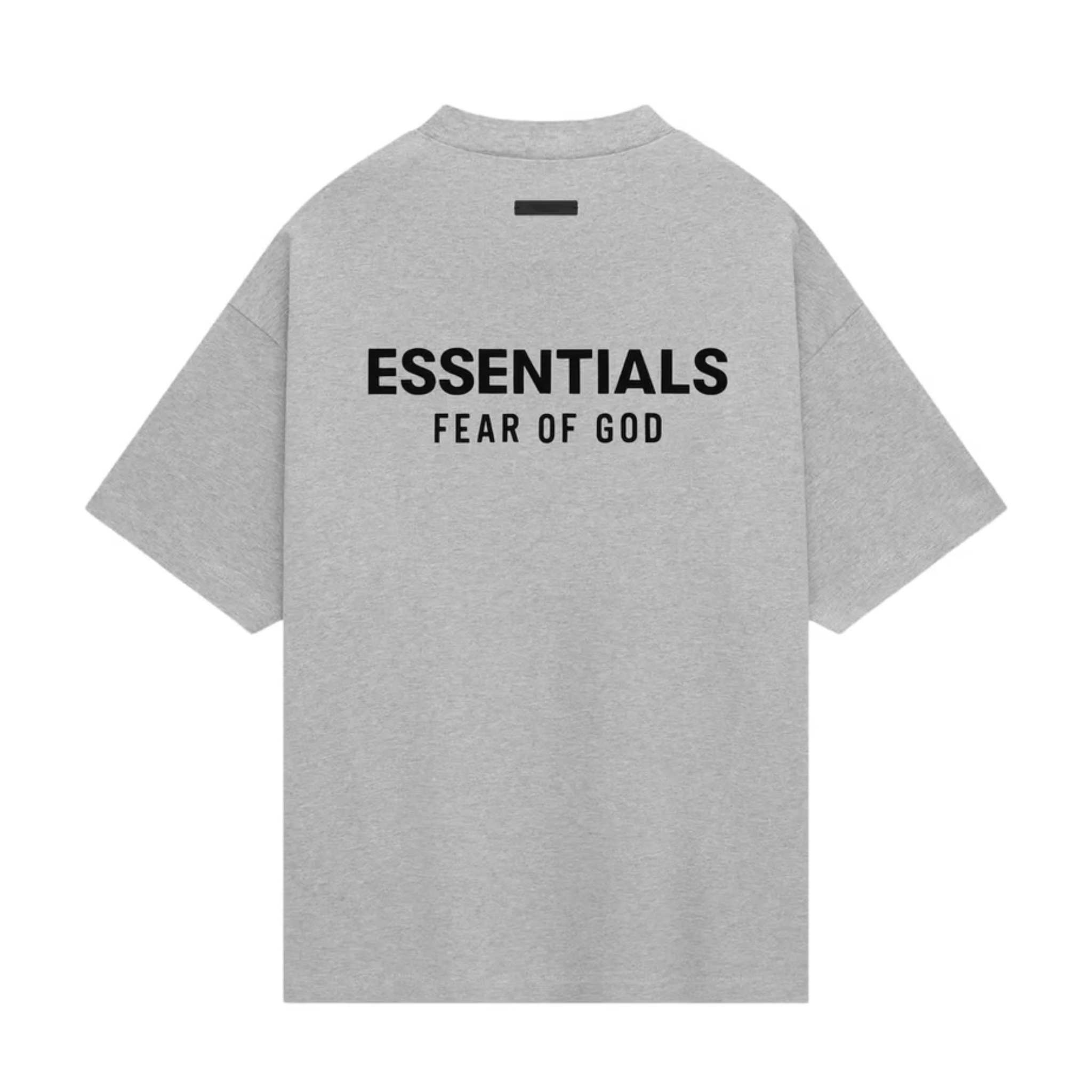 Fear of God Essentials Jersey Crewneck T-Shirt Light Heather Gray