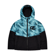Trapstar Hyperdrive Hooded Puffer Black Blue