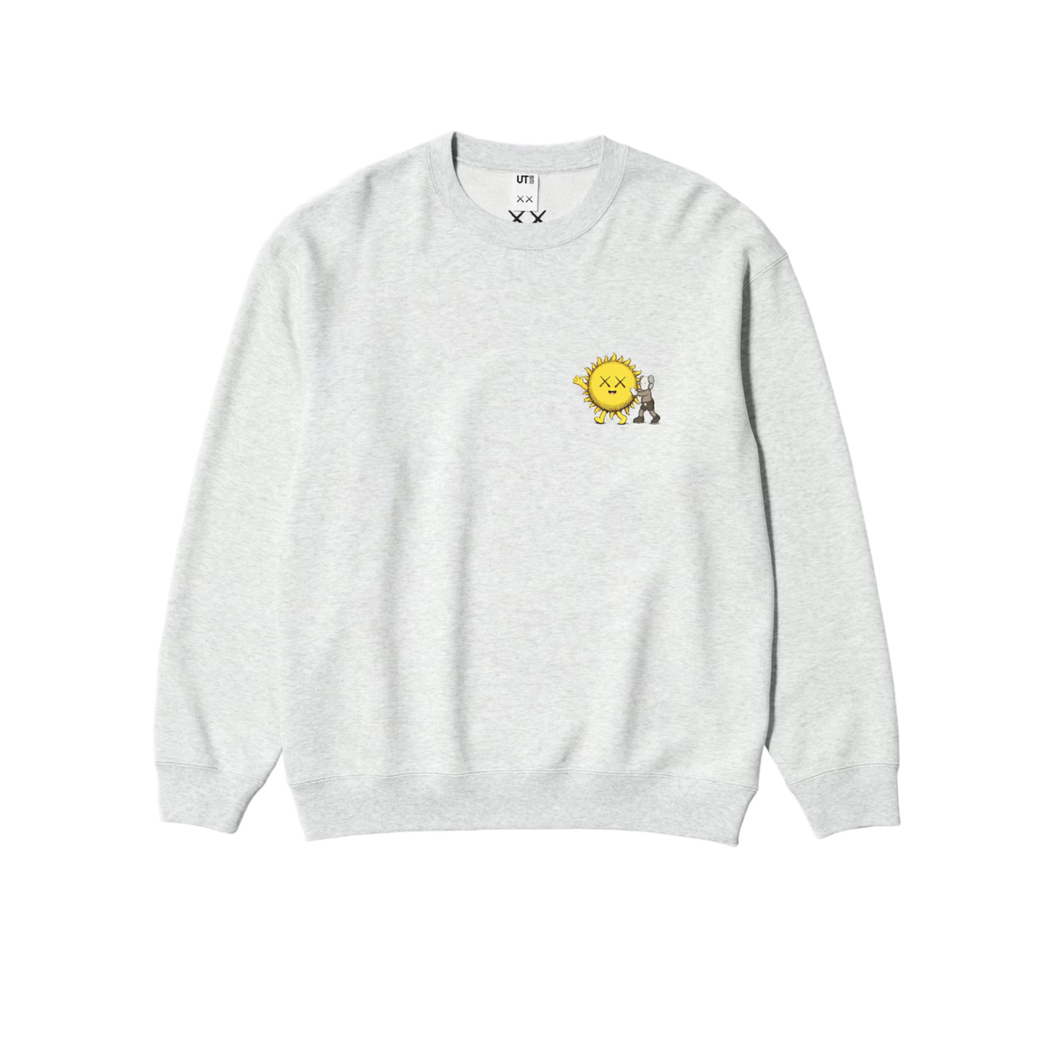 Kaws Universe UT Graphic Sweatshirt Light Grey