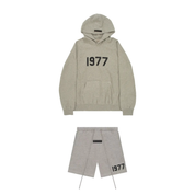 Komplet Essentials Bluza + Spodenki 1977 Dark Oatmeal