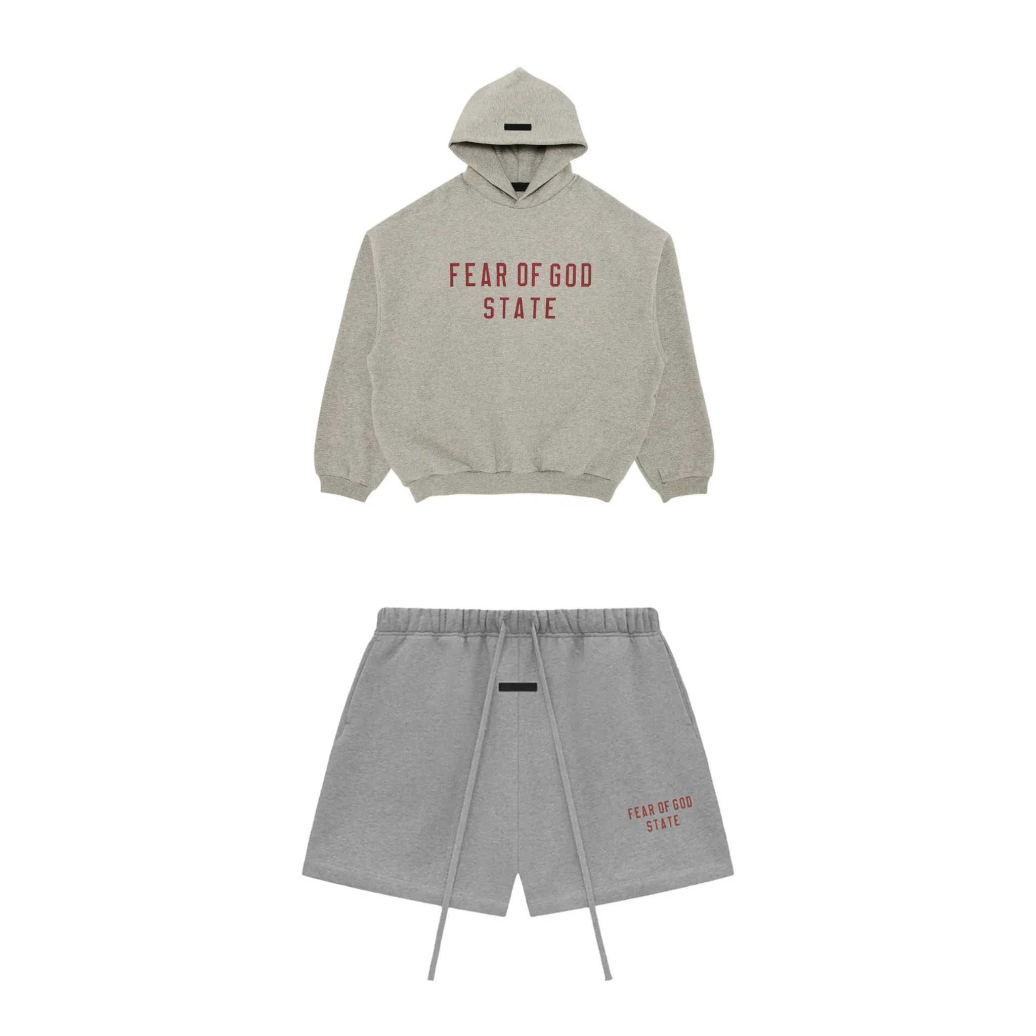 Komplet Essentials Bluza + Spodenki Dark Heather Fleece