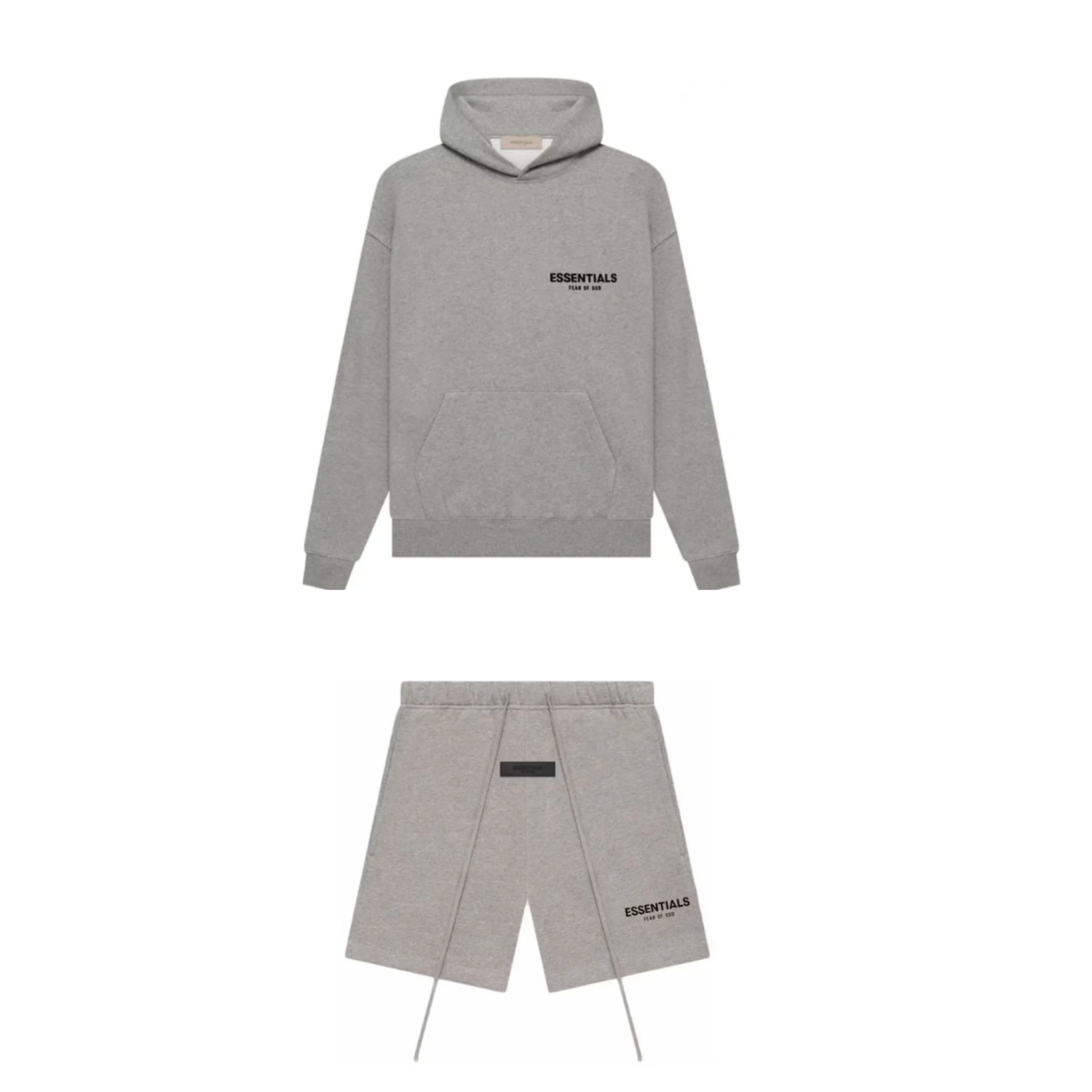 Komplet Essentials Bluza + Spodenki Dark Oatmeal