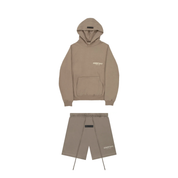 Komplet Essentials Bluza + Spodenki Desert Taupe