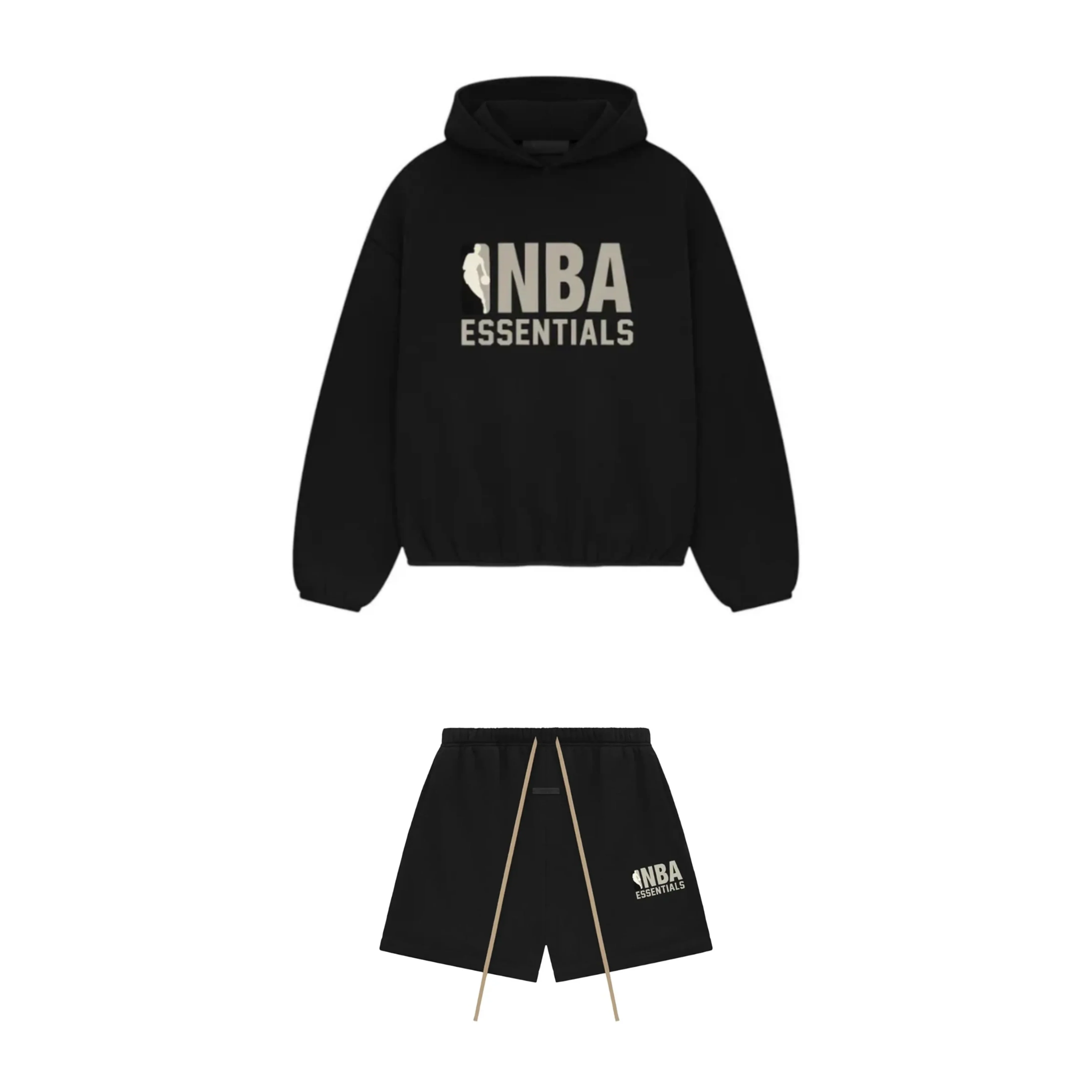 Komplet Essentials Bluza + Spodenki NBA Black Grey