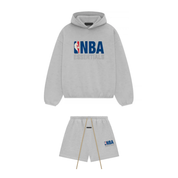 Komplet Essentials Bluza + Spodenki NBA Grey