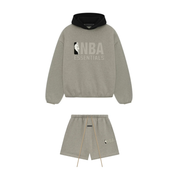 Komplet Essentials Bluza + Spodenki NBA Warm Heather