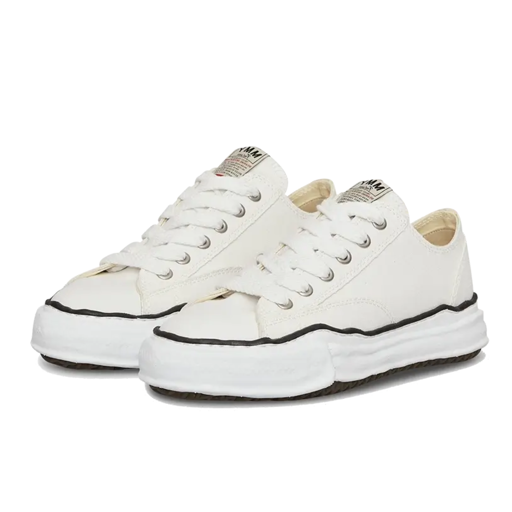 Maison Mihara Yasuhiro Peterson OG Sole Canvas Low White A01FW702WHITE 