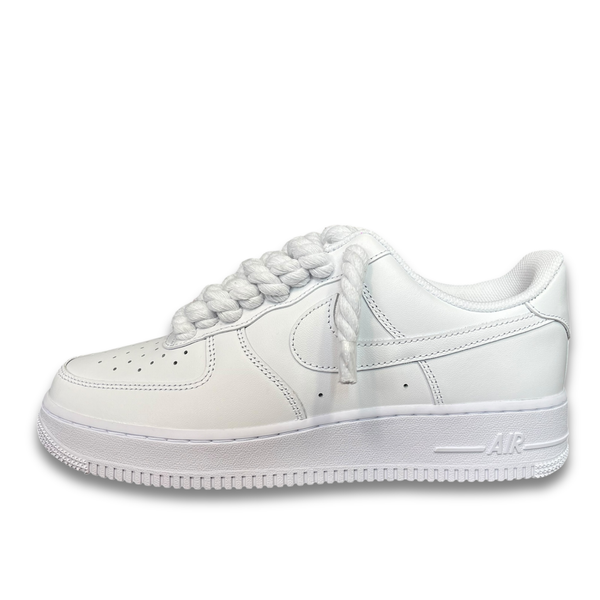 Nike Air Force 1 White Rope Laces White