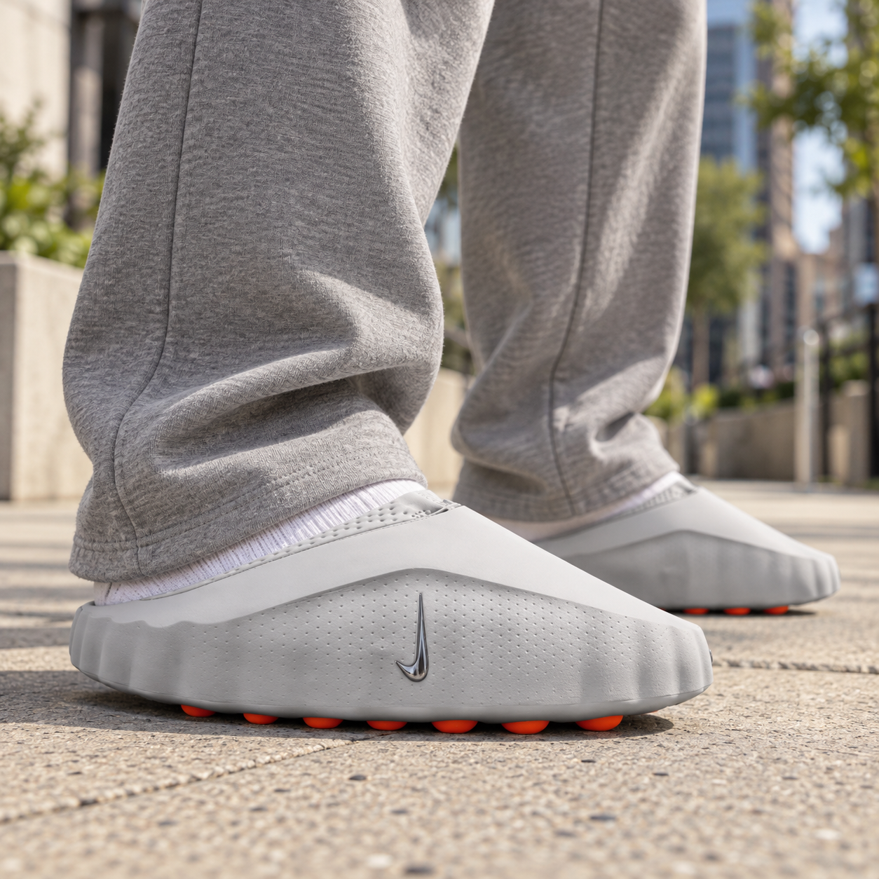 Nike Mind 001 Slide Light Smoke Grey
