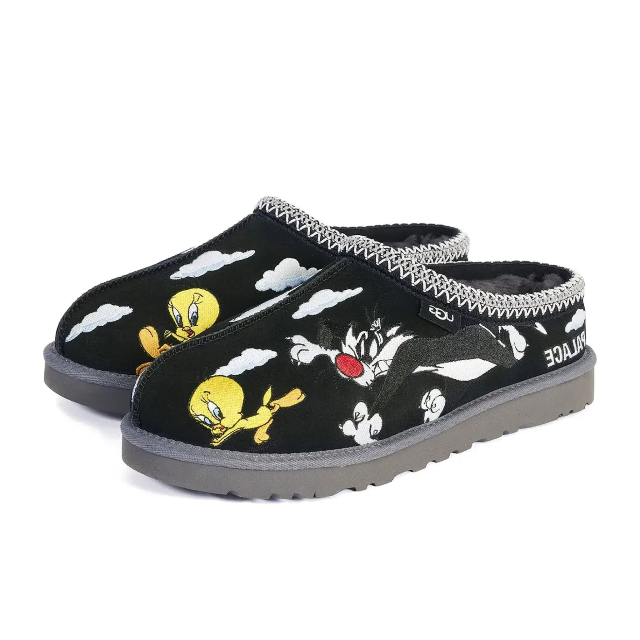 Palace x Looney Tunes x UGG Tasman Slipper Black - 1181910-BLK