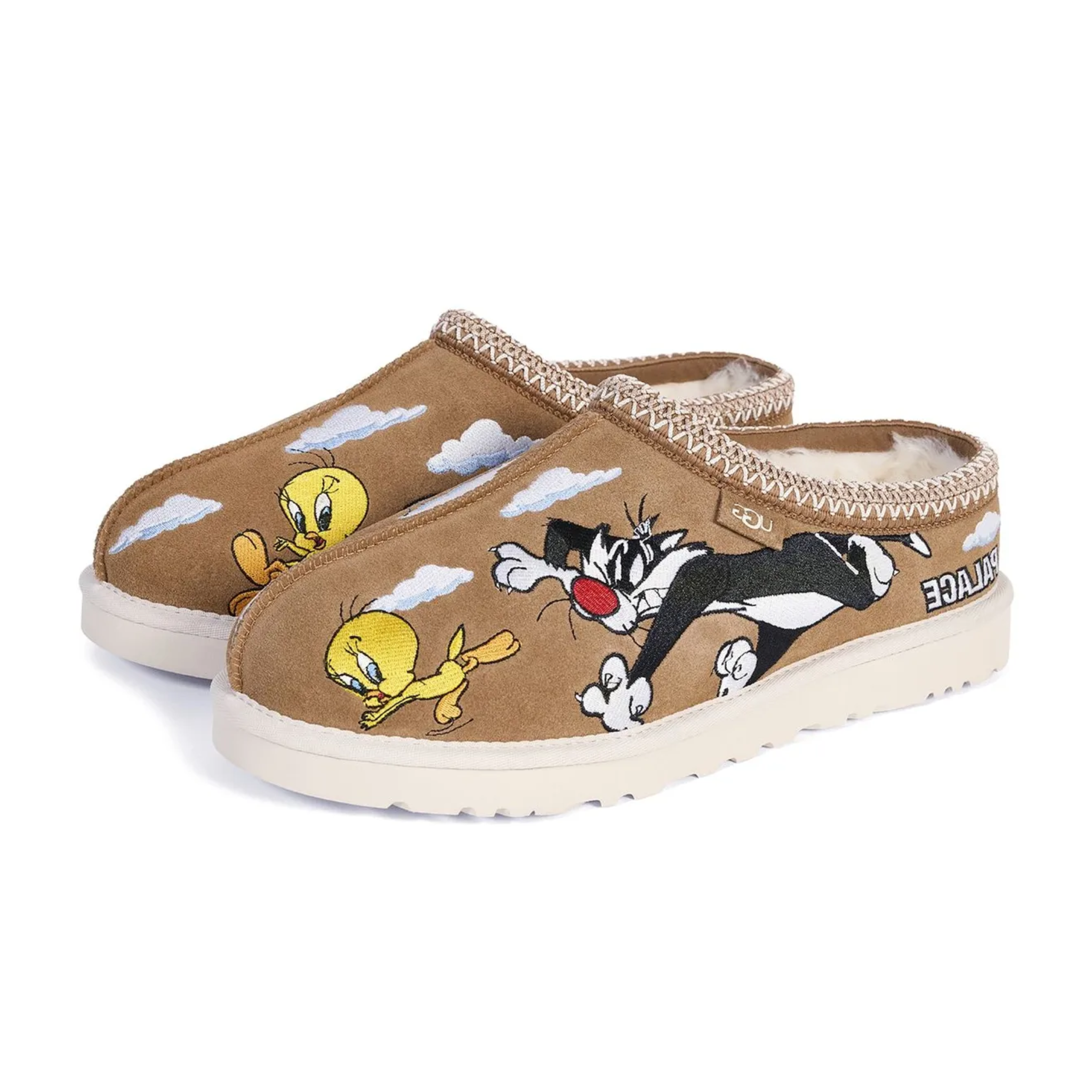 Palace x Looney Tunes x UGG Tasman Slipper Chestnut 1181910-CHE 