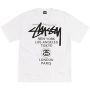Stussy World Tour Tee White