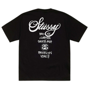 Stussy World Tour Tee Black