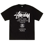 Stussy World Tour Tee Black