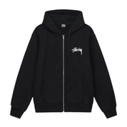 Stussy Basic Zip Hoodie Black
