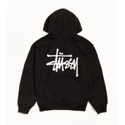 Stussy Basic Zip Hoodie Black