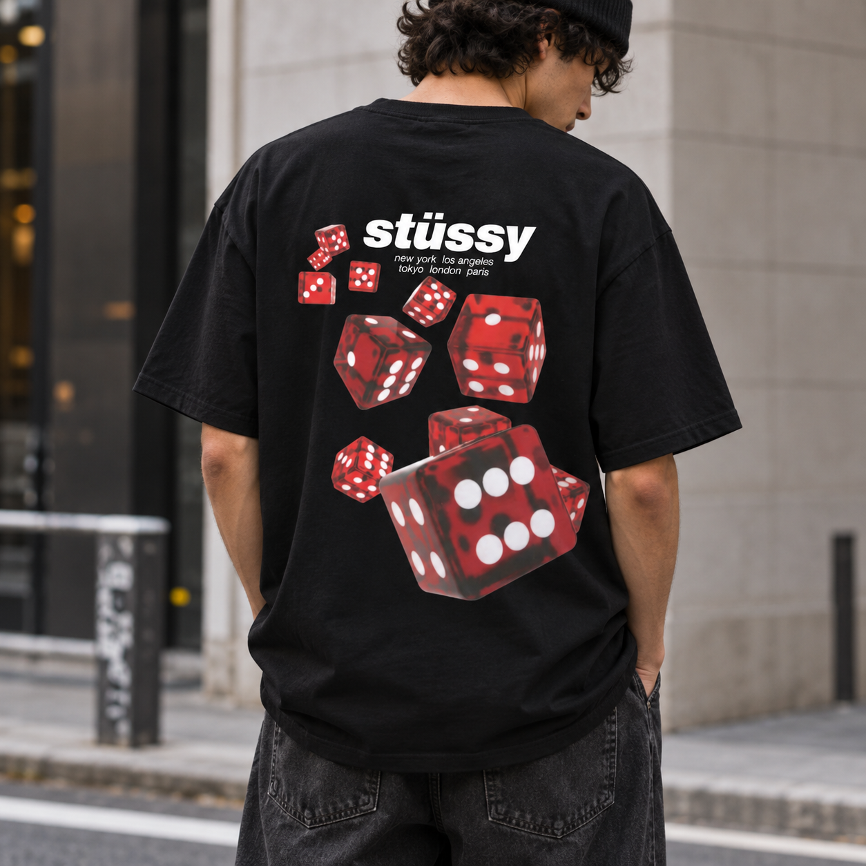 Stussy Rollers Tee Black