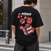 Stussy Rollers Tee Black