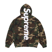 Supreme Satin Applique Hooded Sweatshirt Camo