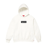 Supreme Paris Anniversary Box Logo Hoodie White