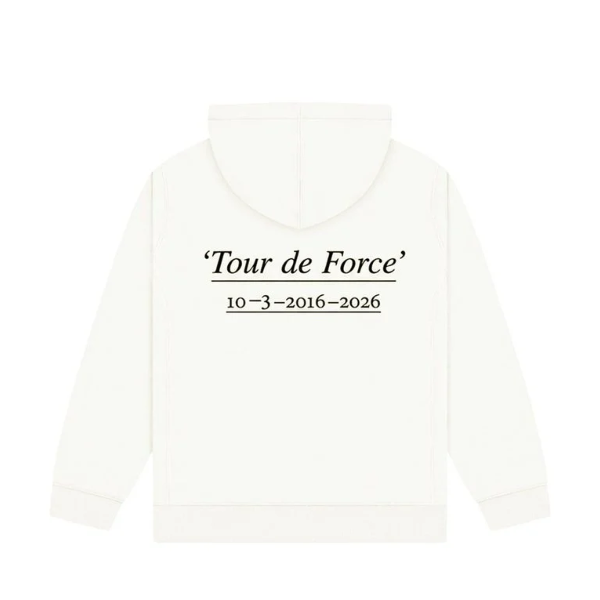 Supreme Paris Anniversary Box Logo Hoodie White