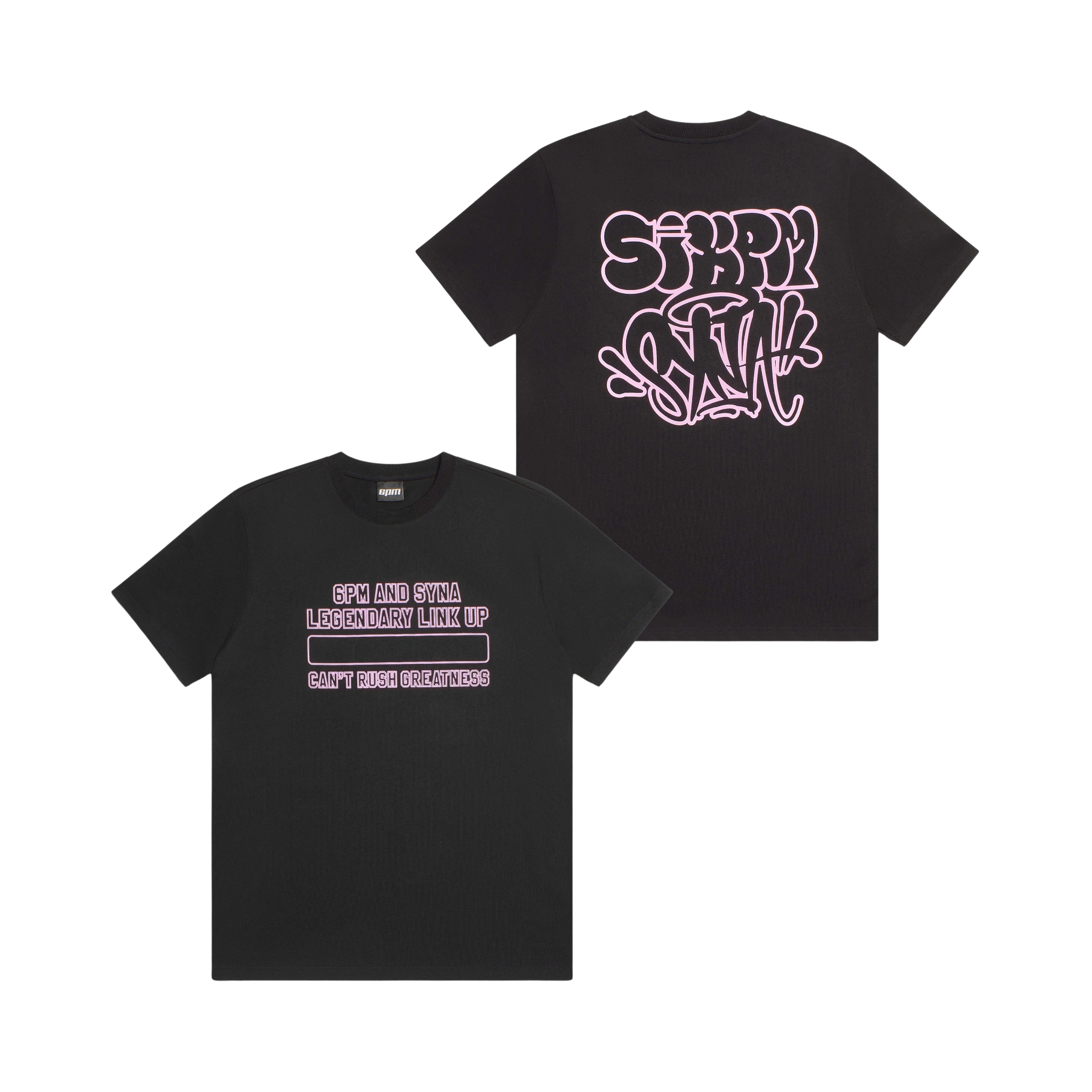 Syna World Central Cee Link Up Tee Black - Pełna rozmiarówka