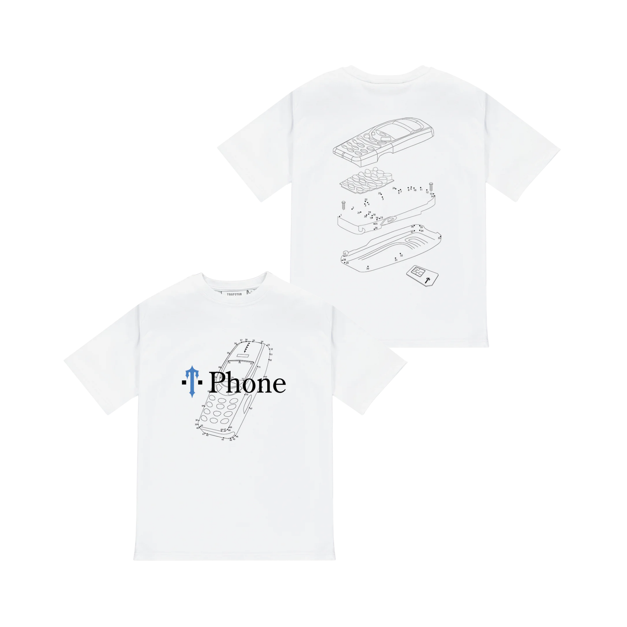 Koszulka Trapstar T Phone Tee White