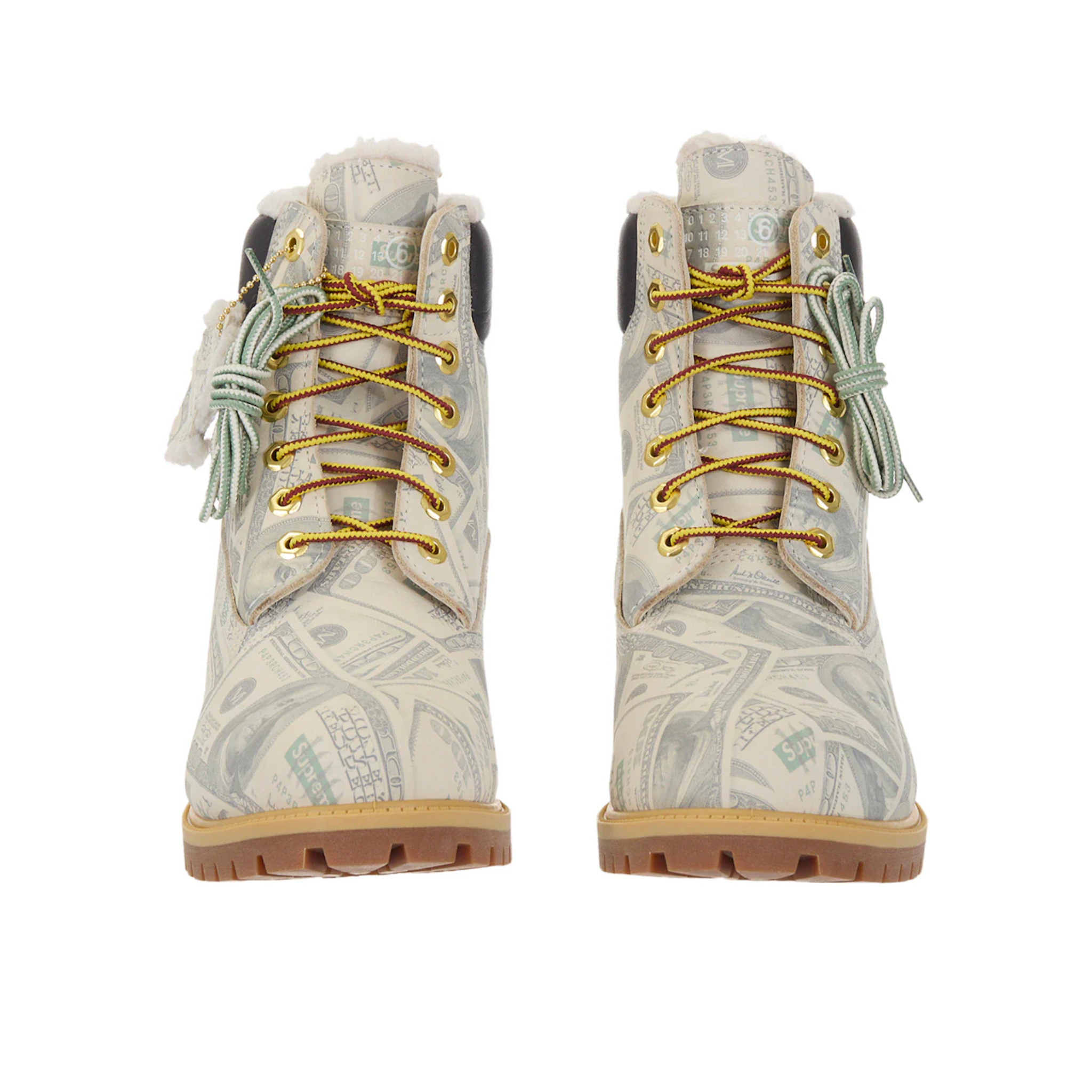 Timberland 6" Premium Waterproof Boot Supreme x MM6 Maison Margiela $100 Bills