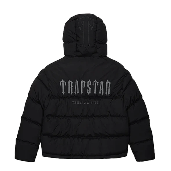Trapstar Decoded 2.0 Hooded Puffer Jacket Black