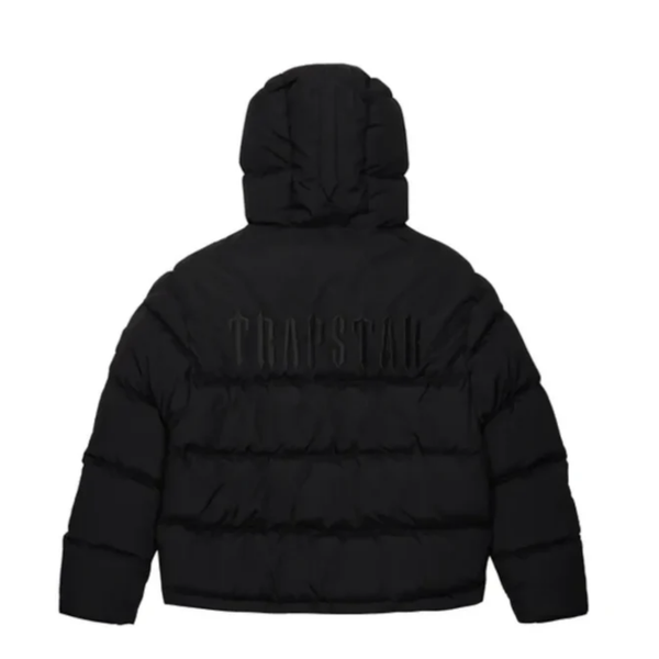 Trapstar Decoded 2.0 Hooded Puffer Jacket Blackout Edition