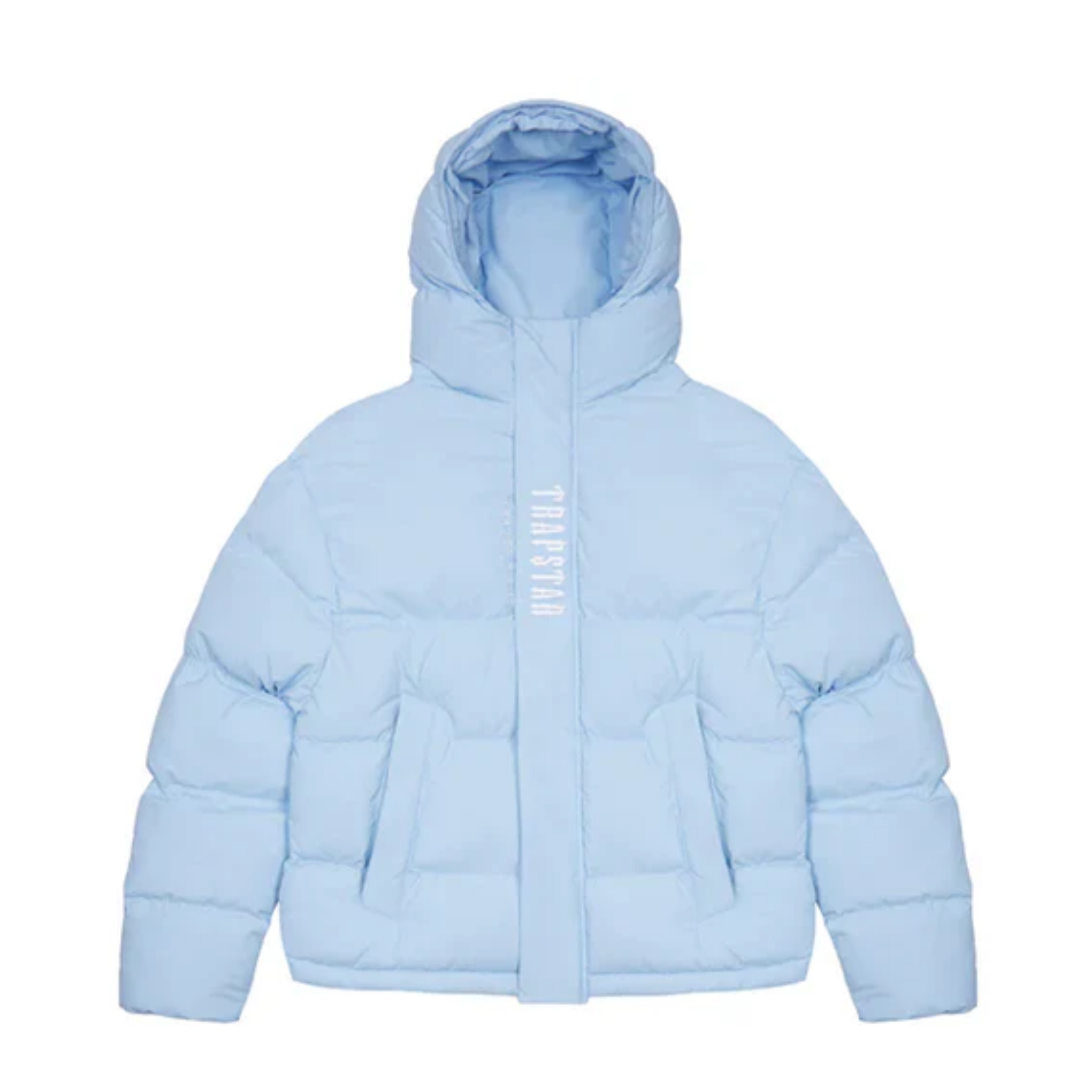 Trapstar Decoded Hooded Puffer 2.0 Ice Blue