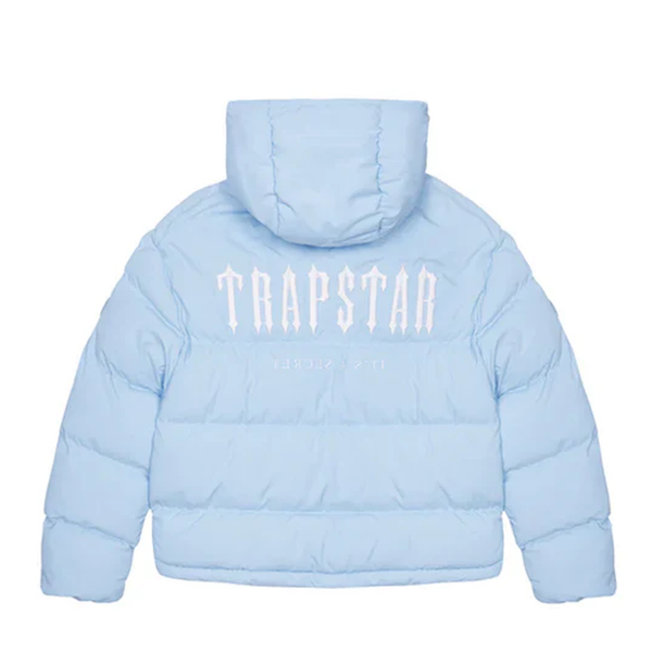 Trapstar Decoded Hooded Puffer 2.0 Ice Blue