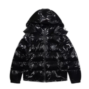 Trapstar Irongate Hooded Puffer Jacket – Shiny Black