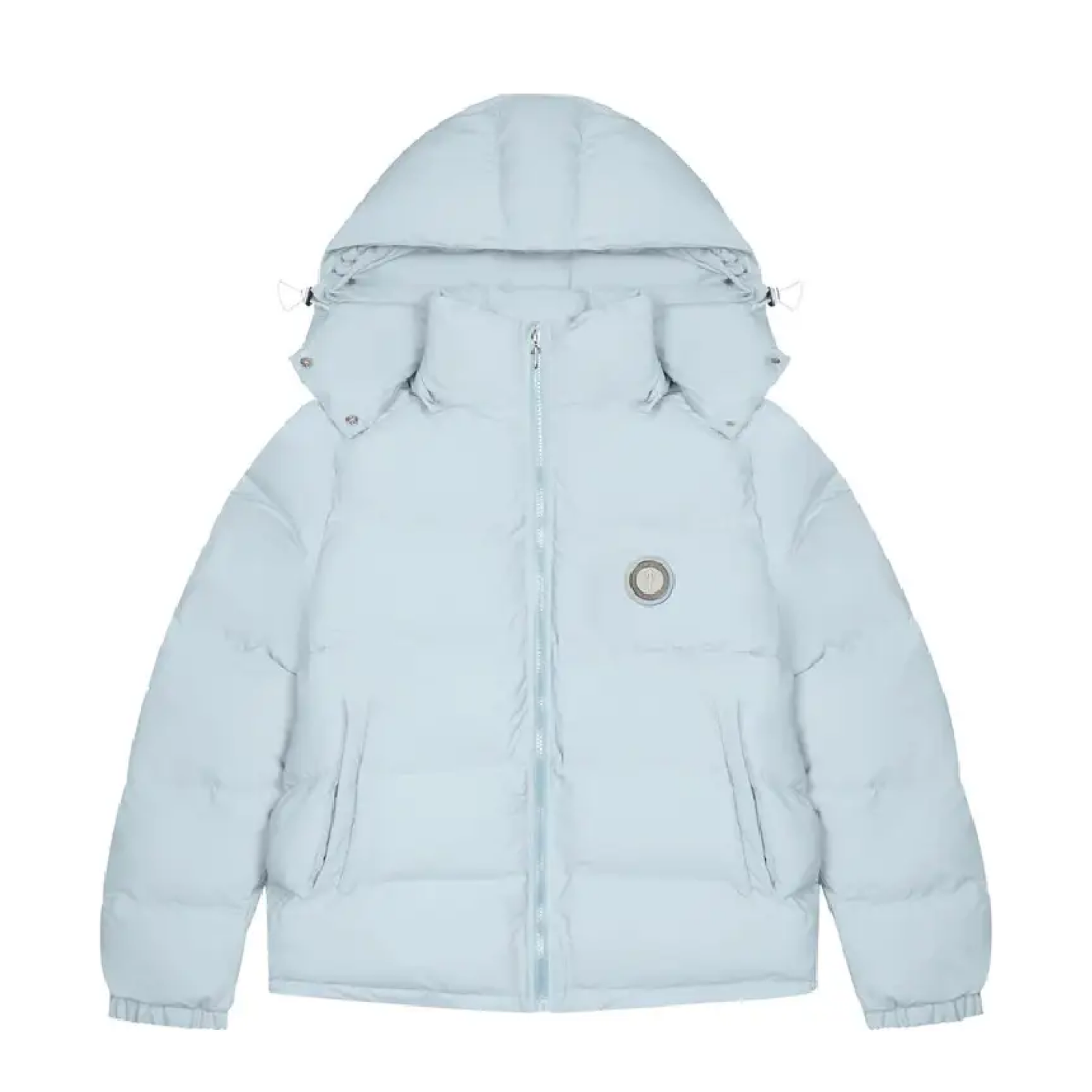 Trapstar Irongate Detachable Hooded Puffer Jacket Ice Blue