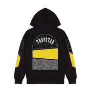 Trapstar x Central Cee Art of War 23 Paisley Hoodie Black